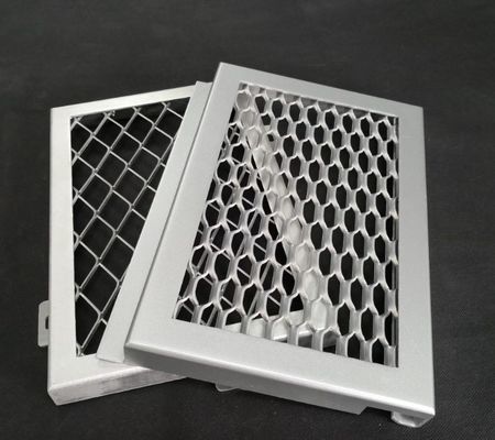 Zewnętrzna ściana wykończenie Stretch Mesh Aluminium Veneer z powłoką powlekanym