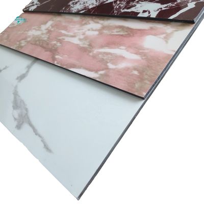 1220mm Marmurowy Panel Kompozytowy AV Certyfikowany Acp Eksteryjna pokrywa przyjazna środowisku